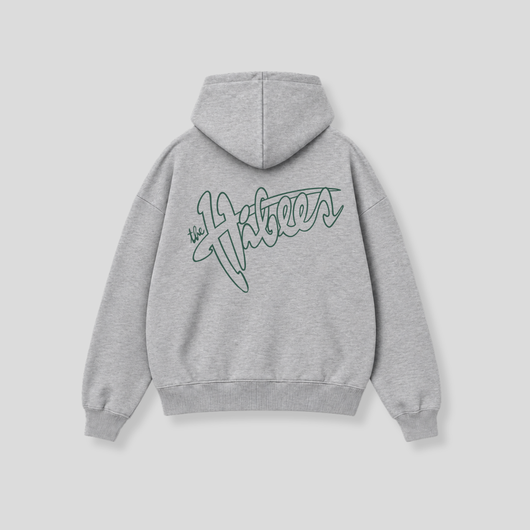 Hibernian Hibees Hoody - Heather Grey - Adults