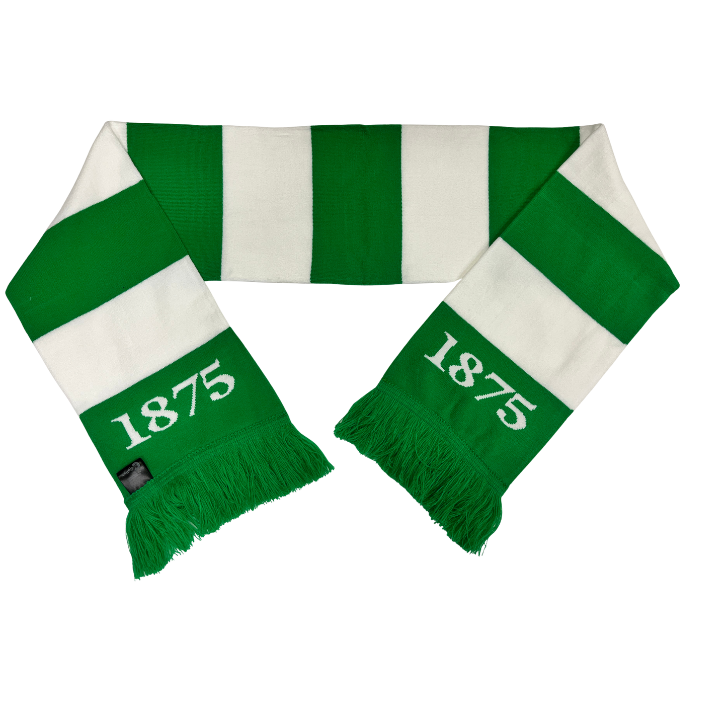 Hibernian 1875 Bar Scarf - Green/White - Unisex