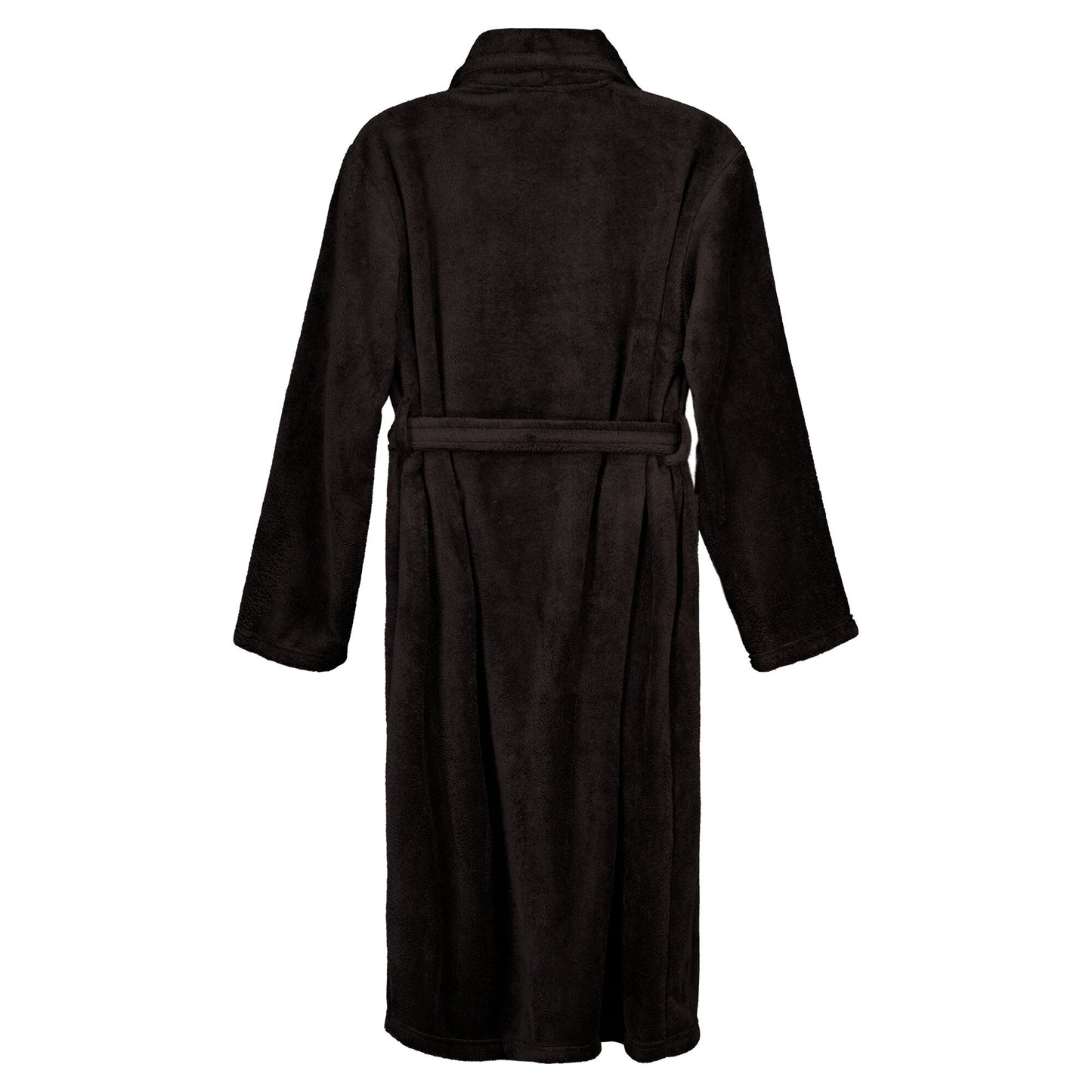 Hibernian Supersoft Dressing Gown - Black - Mens