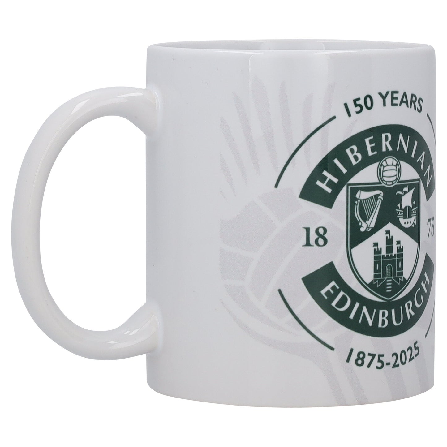 Hibernian 150th Anniversary Mug - White/Green - 11oz