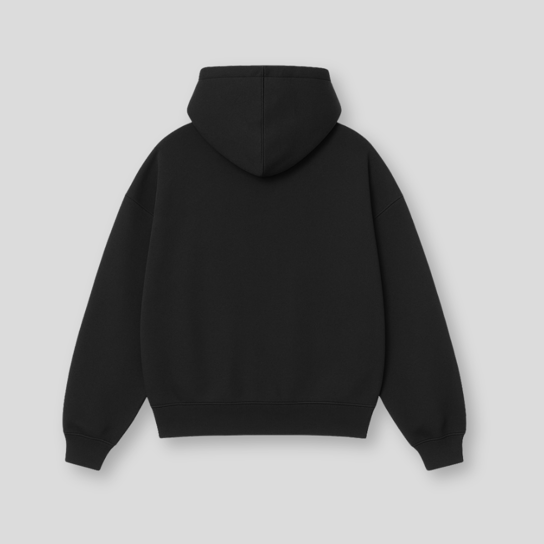 Hibernian Crest Icons Hoody - Black - Adults