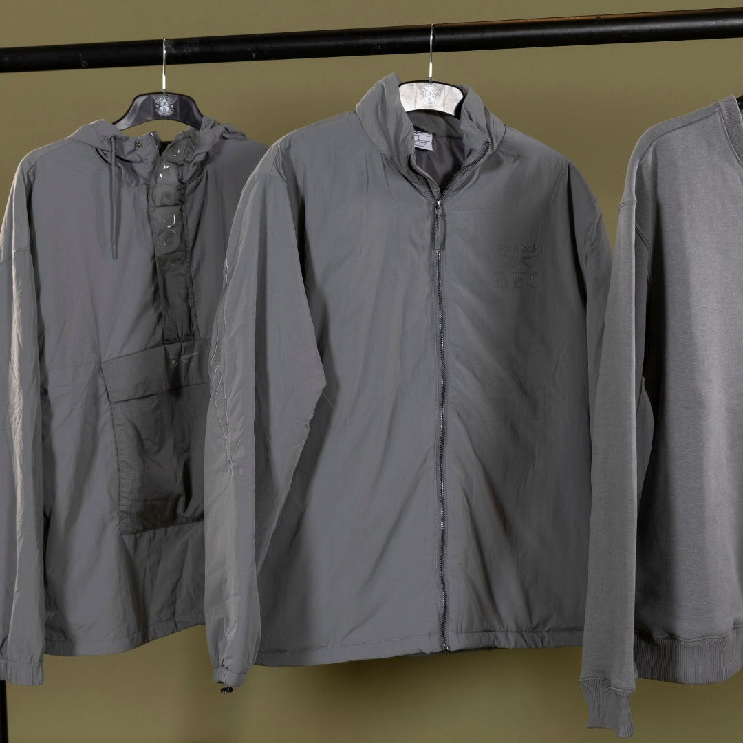 Hibernian Overhead Jacket - Grey - Adults