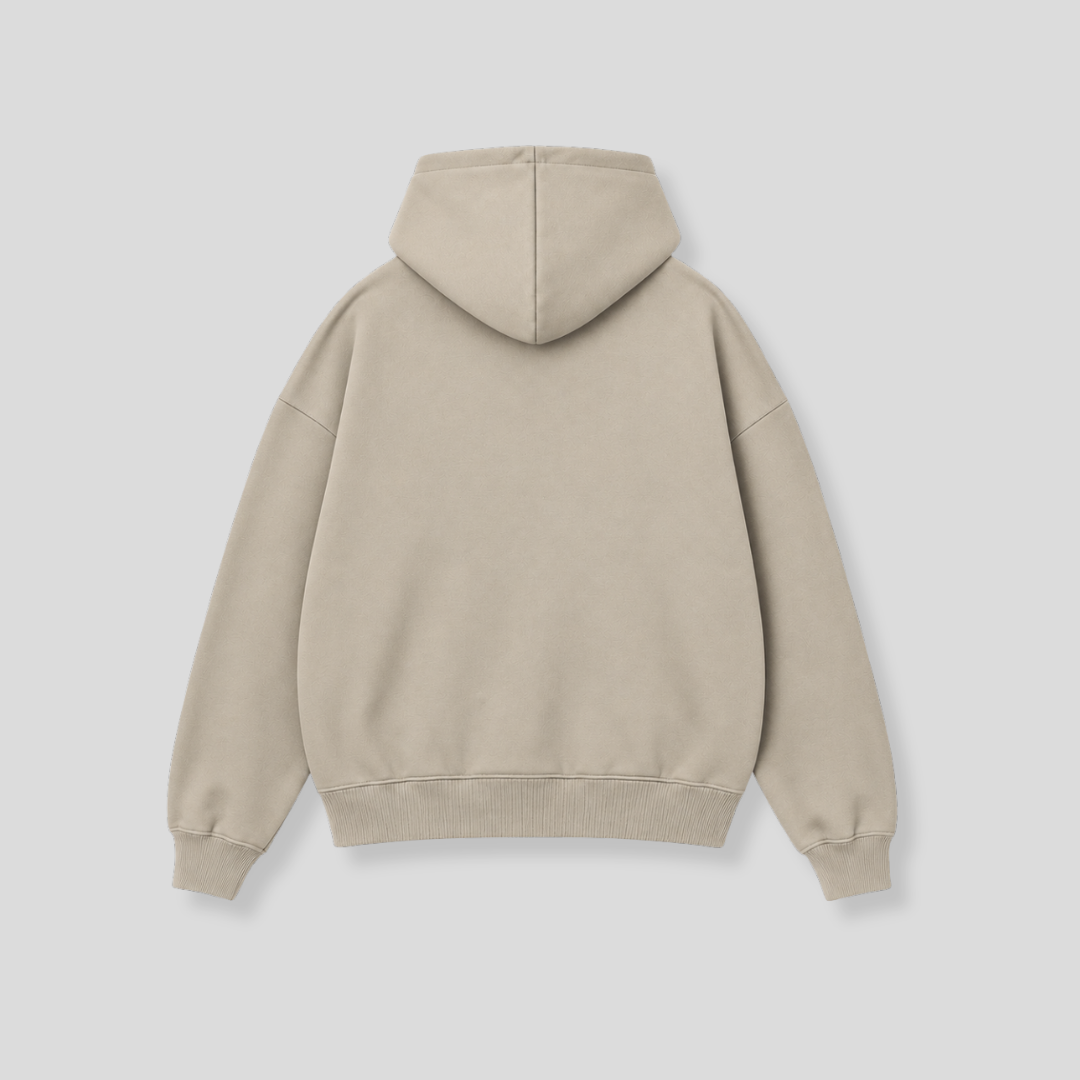 Hibernian HFC Hoody - Stone - Adults