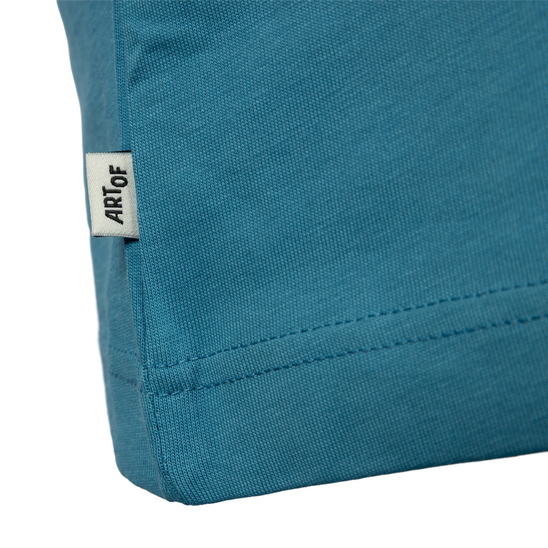 Hibernian x AOF Embroidered T-Shirt - Teal - Mens