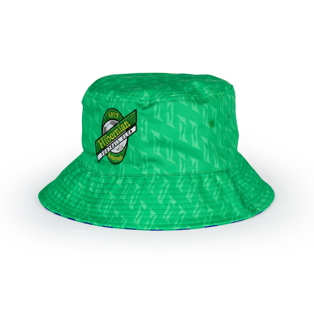 Reversible Bucket Hat - Green/Purple/ Green - Adults