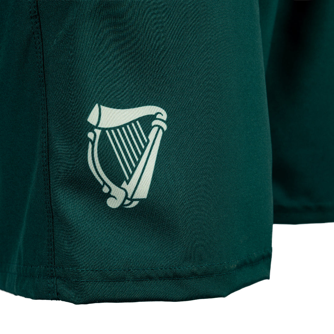 Hibernian Swim Short with Harp Logo - Green - Mens