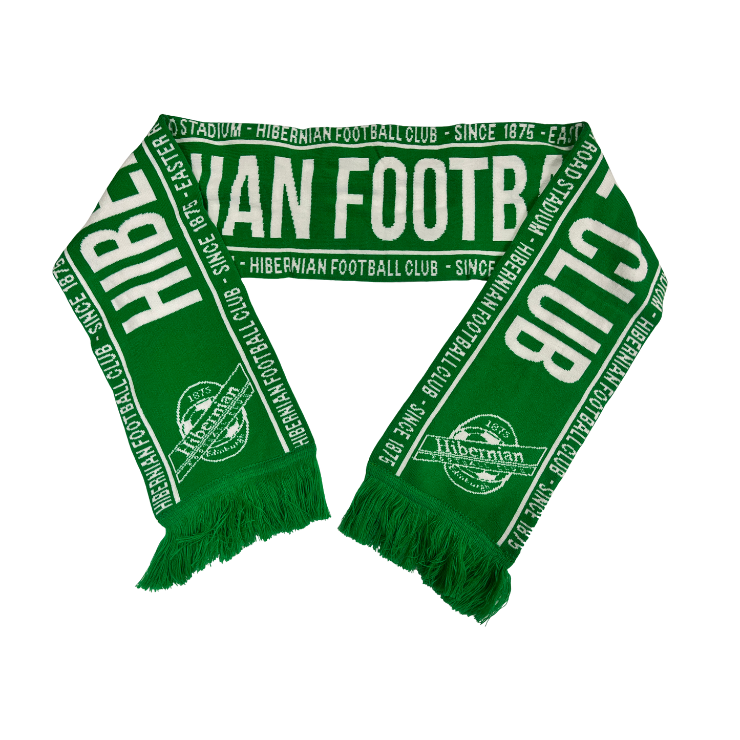 Hibernian Football Club Scarf - Green/White - Unisex