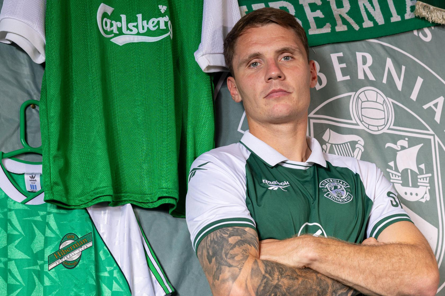 Jason Kerr Match Worn Home Shirt vs Rangers- 09/08/2026