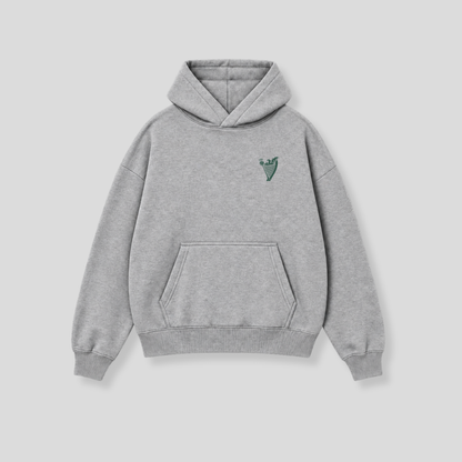 Hibernian Hibees Hoody - Heather Grey - Adults