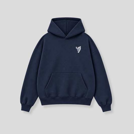 Hibernian Hibees Hoody - Navy - Adults