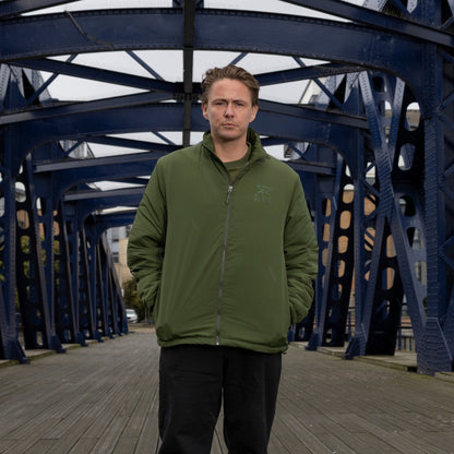 Hibernian Full Zip Up Jacket - Khaki - Youth
