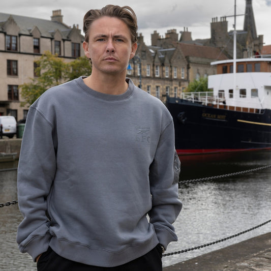 Hibernian Oversized Sweater - Grey - Adults