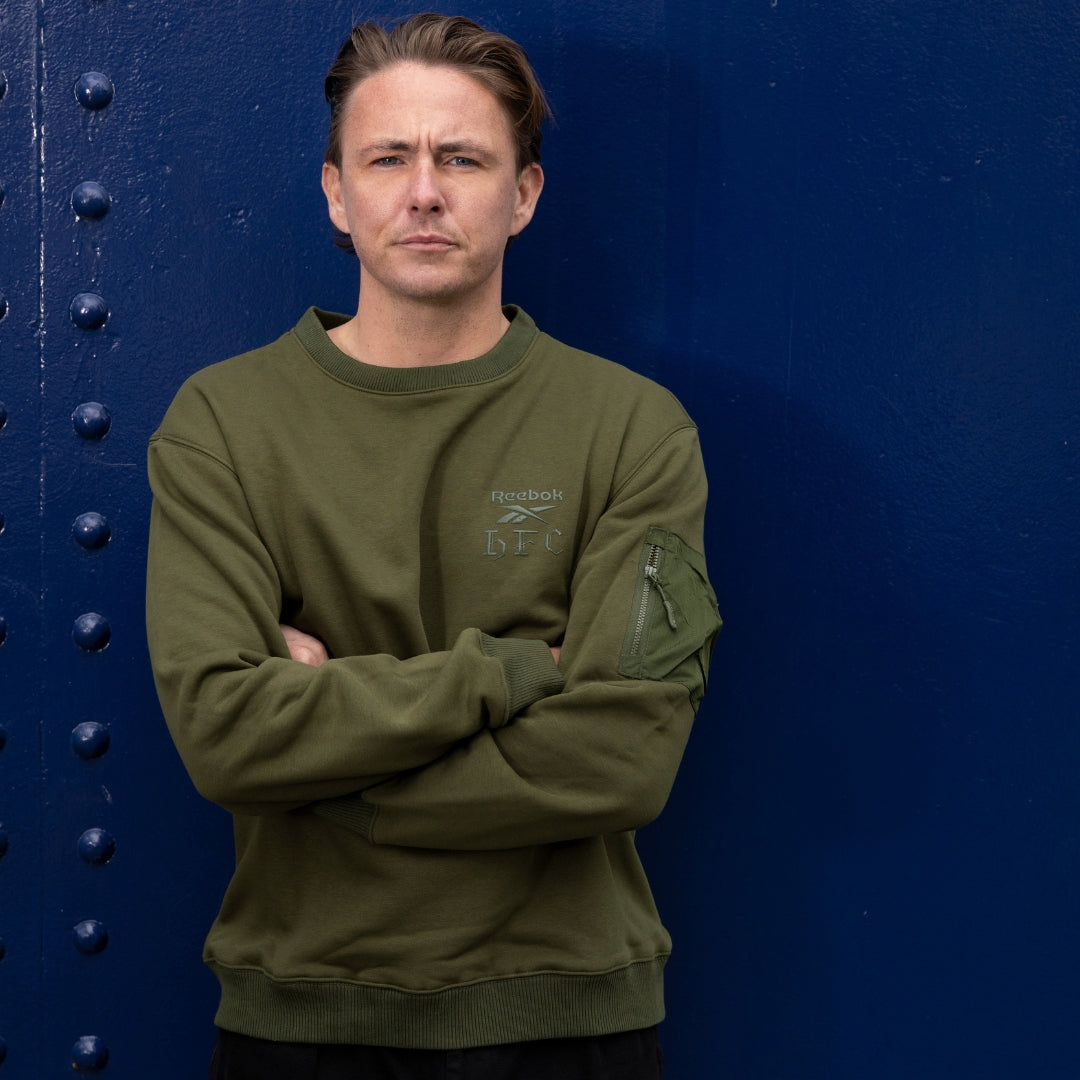 Hibernian Oversized Sweater - Khaki - Youth