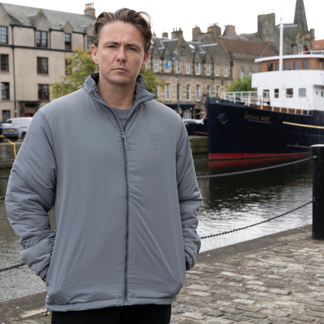 Hibernian Full Zip Up Jacket - Grey - Youth