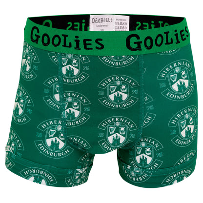 Hibernian Oddballs Crest Boxer Shorts - Green - Mens