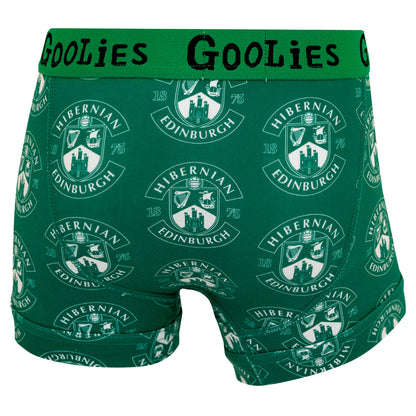 Hibernian Oddballs Crest Boxer Shorts - Green - Mens