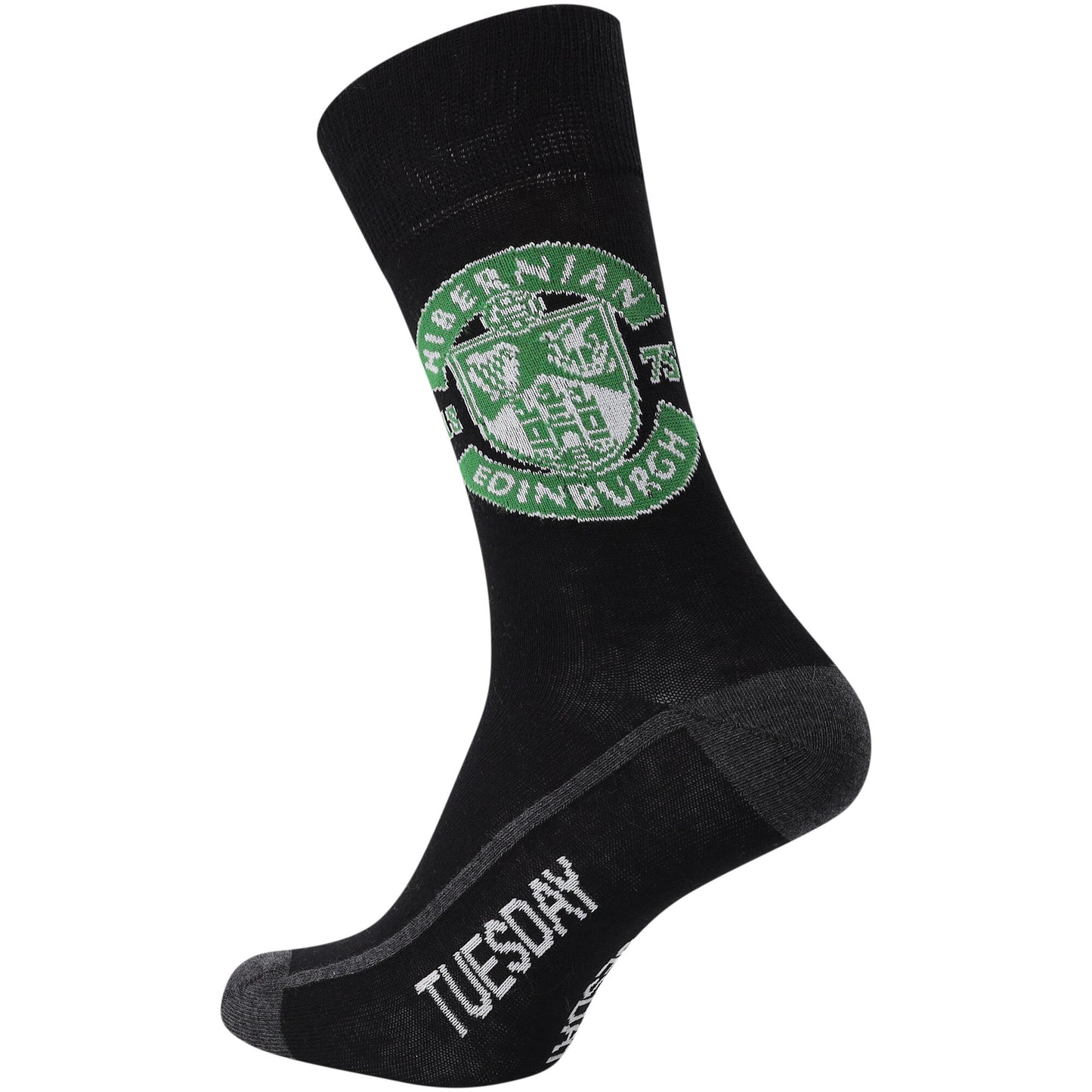 Hibernian 7 Days A Week Socks - Black - Adults