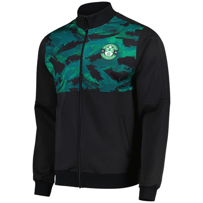 Hibernian Camo Track Jacket - Black - Mens