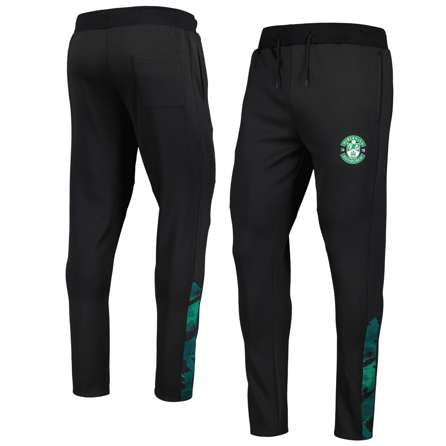 Hibernian Camo Track Pants - Black - Mens