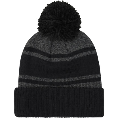 Hibernian Tonal Bobble Hat - Black - Adults
