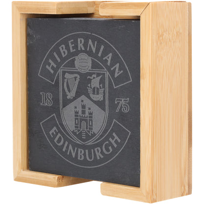 Hibernian Slate Coasters - Set of 4