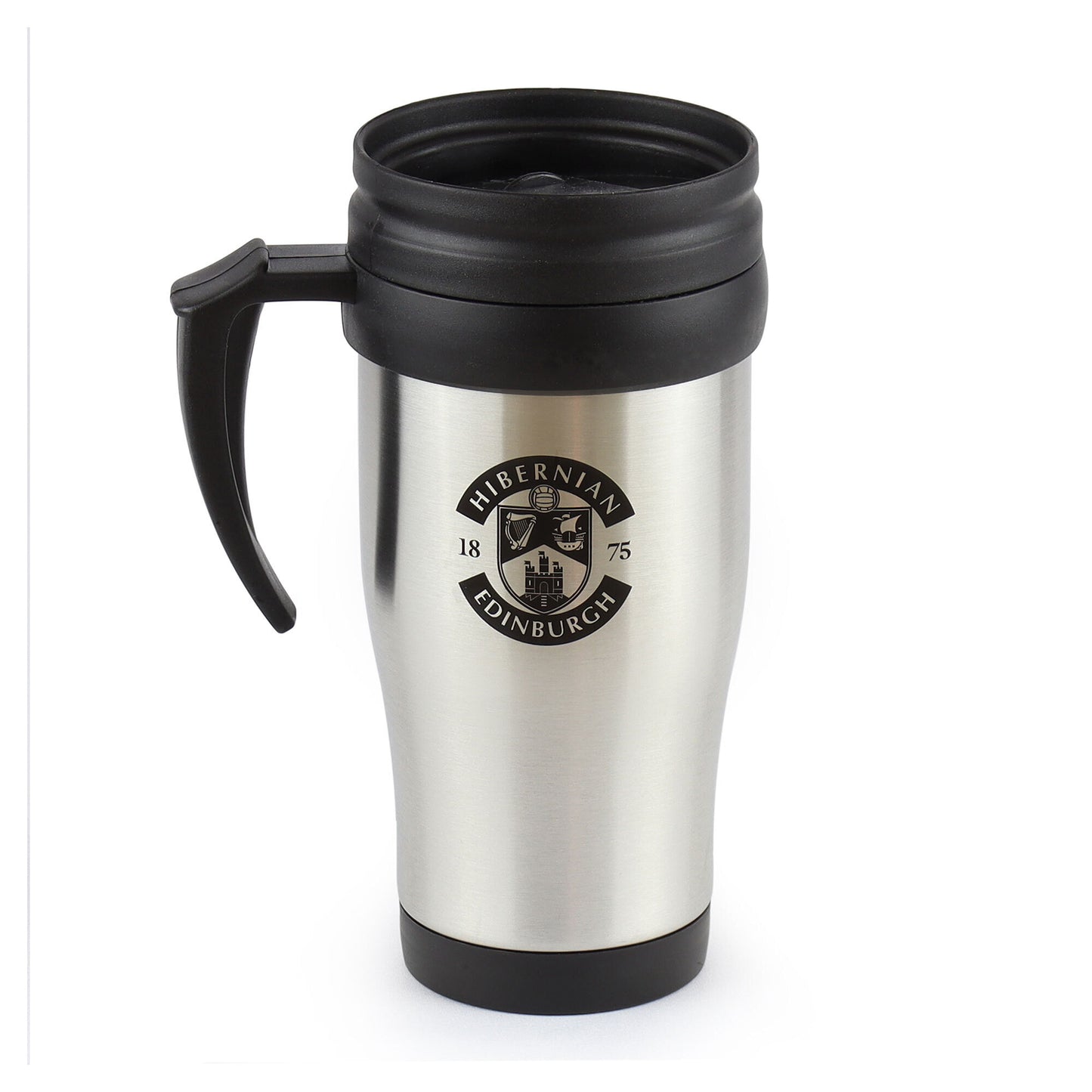 Hibernian Chrome Thermo Mug - 400ml