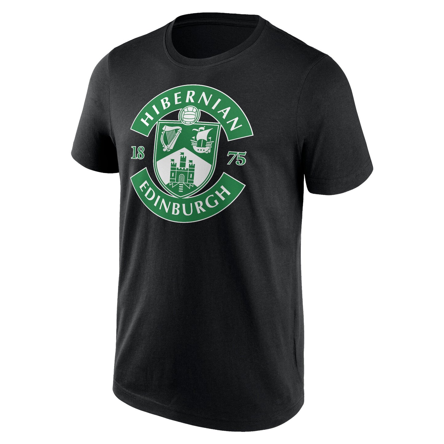 Hibernian Essentials Primary Logo Graphic T-Shirt - Black - Mens