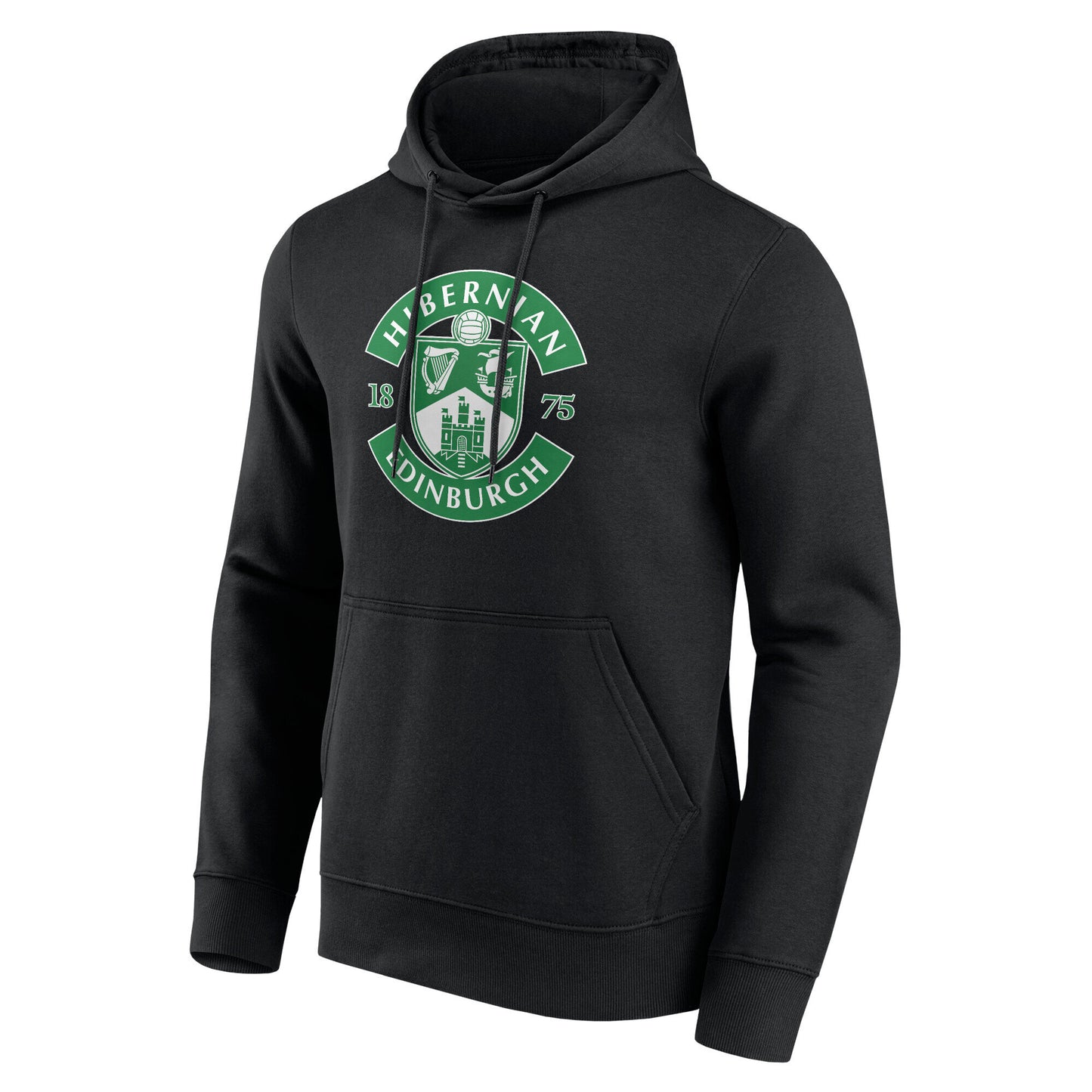 Hibernian Essentials Primary Logo Graphic Hoodie - Black - Mens