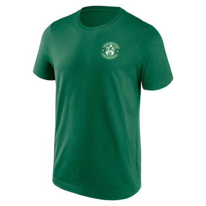 Hibernian Small Crest T-Shirt - Kelly Green - Mens