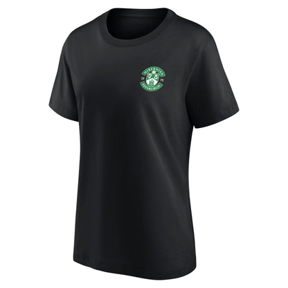 Hibernian Small Crest T-Shirt - Black - Womens
