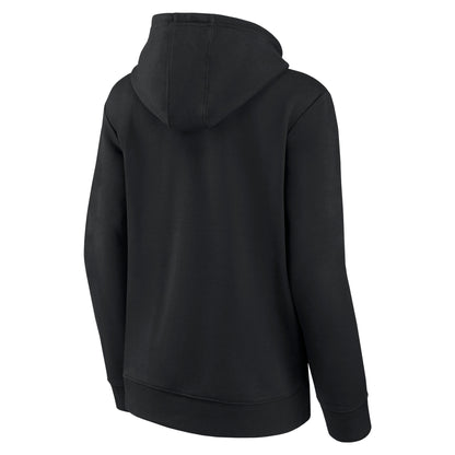 Hibernian Small Crest Hoodie - Black - Womens