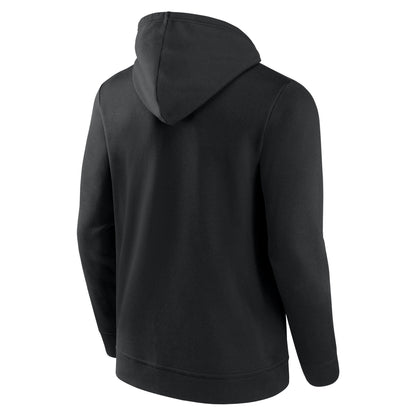 Hibernian Essentials Small Crest Full Zip Hoodie - Black - Mens