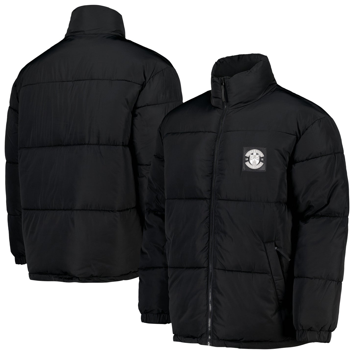 Hibernian Puffer Jacket  - Black - Mens