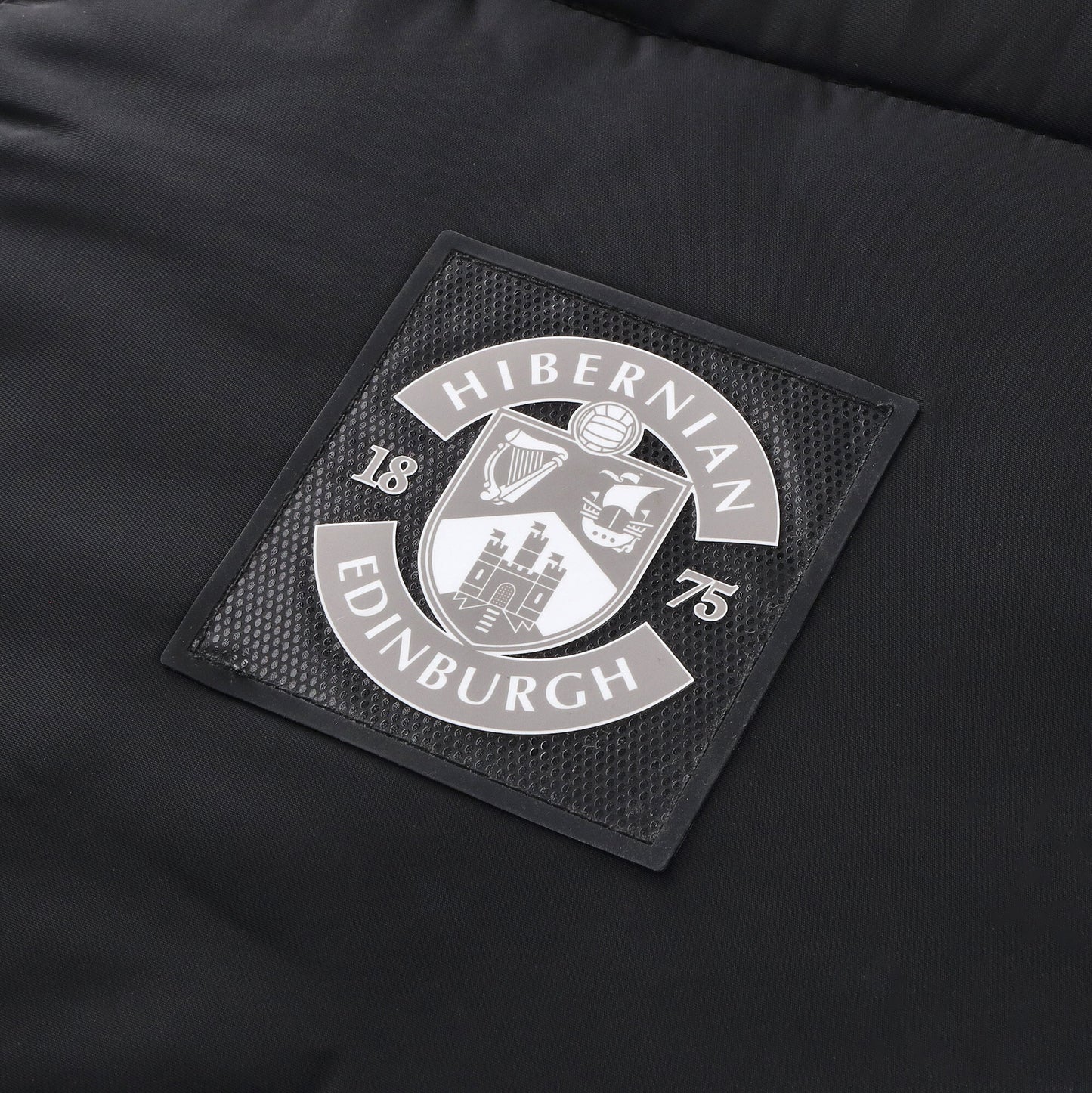Hibernian Puffer Jacket  - Black - Mens