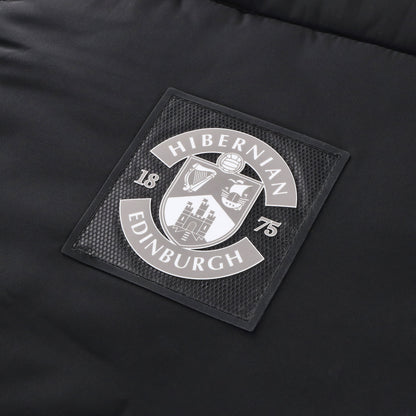 Hibernian Puffer Jacket  - Black - Mens