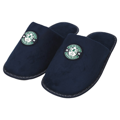 Hibernian Mule Slippers - Navy - Mens