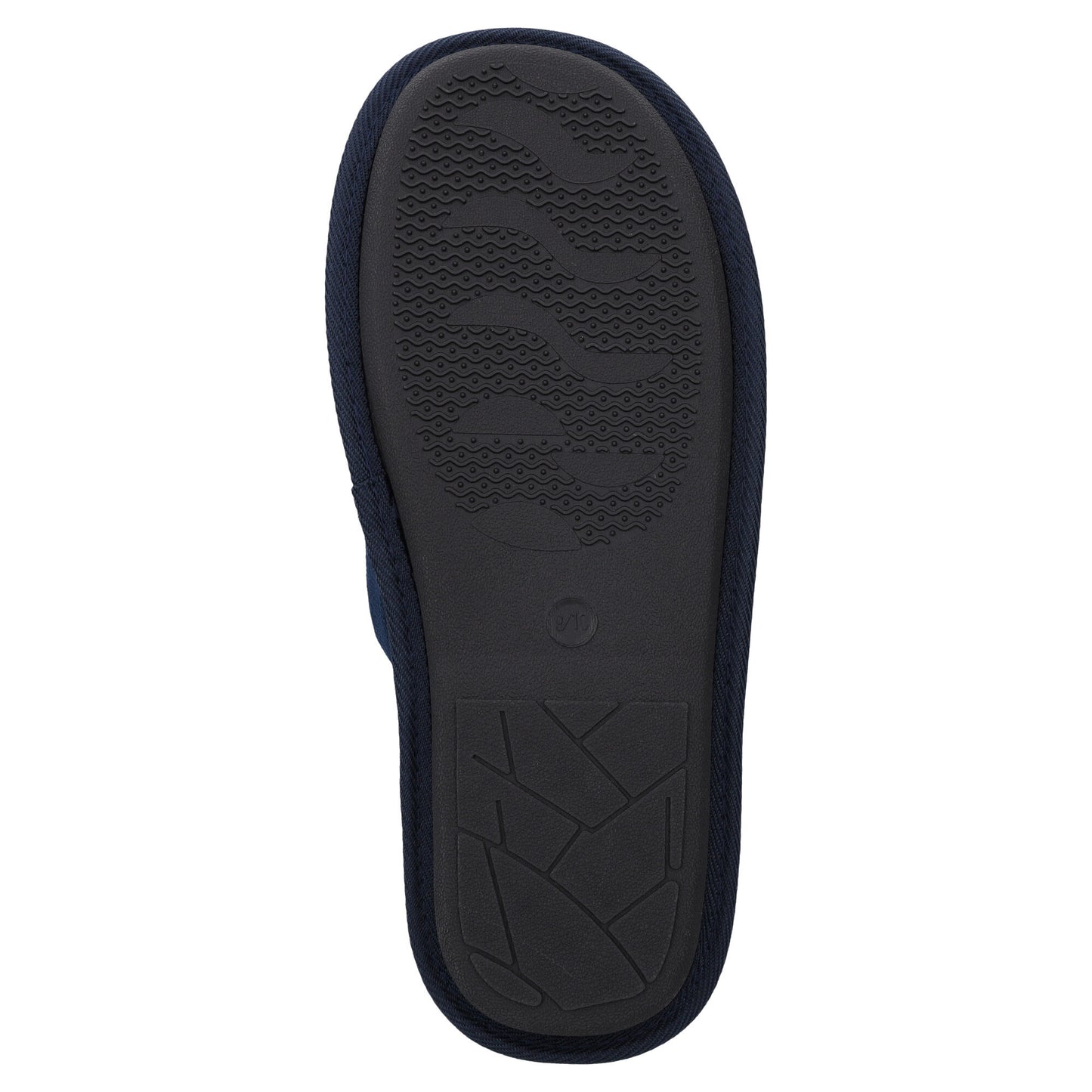 Hibernian Mule Slippers - Navy - Mens
