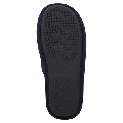 Hibernian Mule Slippers - Navy - Mens