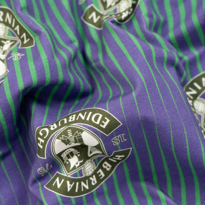 Hibernian Oddballs Retro Boxer Shorts - Green/Purple - Mens