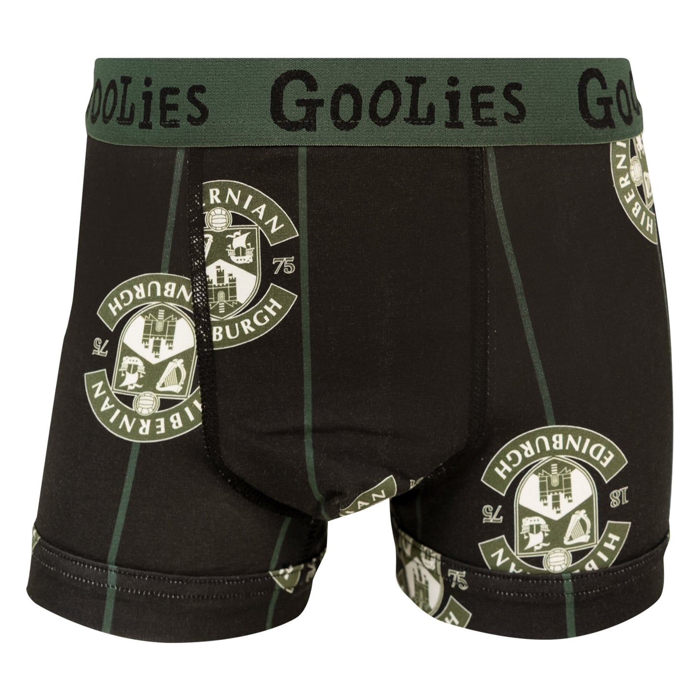 Hibernian Oddballs Third Boxer Shorts - Black - Kids