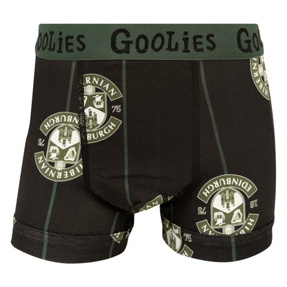 Hibernian Oddballs Third Boxer Shorts - Black - Kids