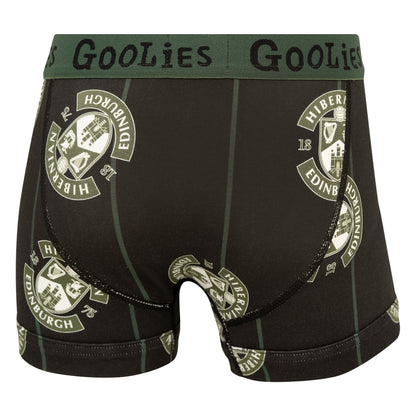 Hibernian Oddballs Third Boxer Shorts - Black - Kids