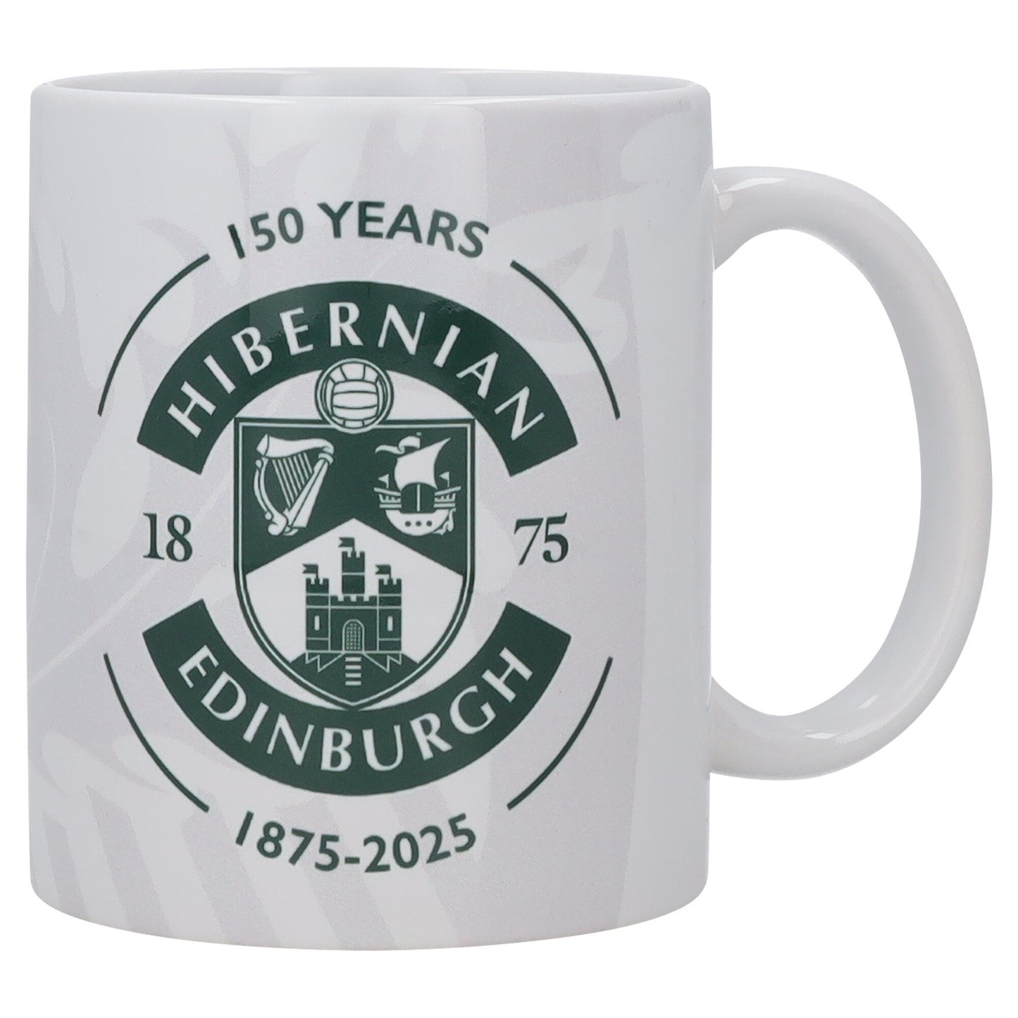 Hibernian 150th Anniversary Mug - White/Green - 11oz