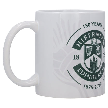 Hibernian 150th Anniversary Mug - White/Green - 11oz