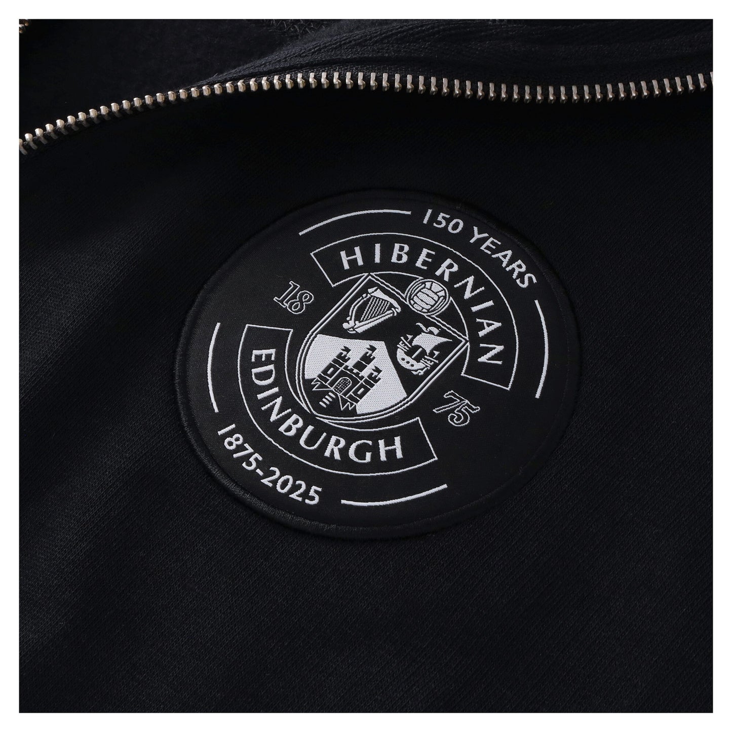 150 Years of Hibernian 1/2 Zip Sweater - Black - Unisex