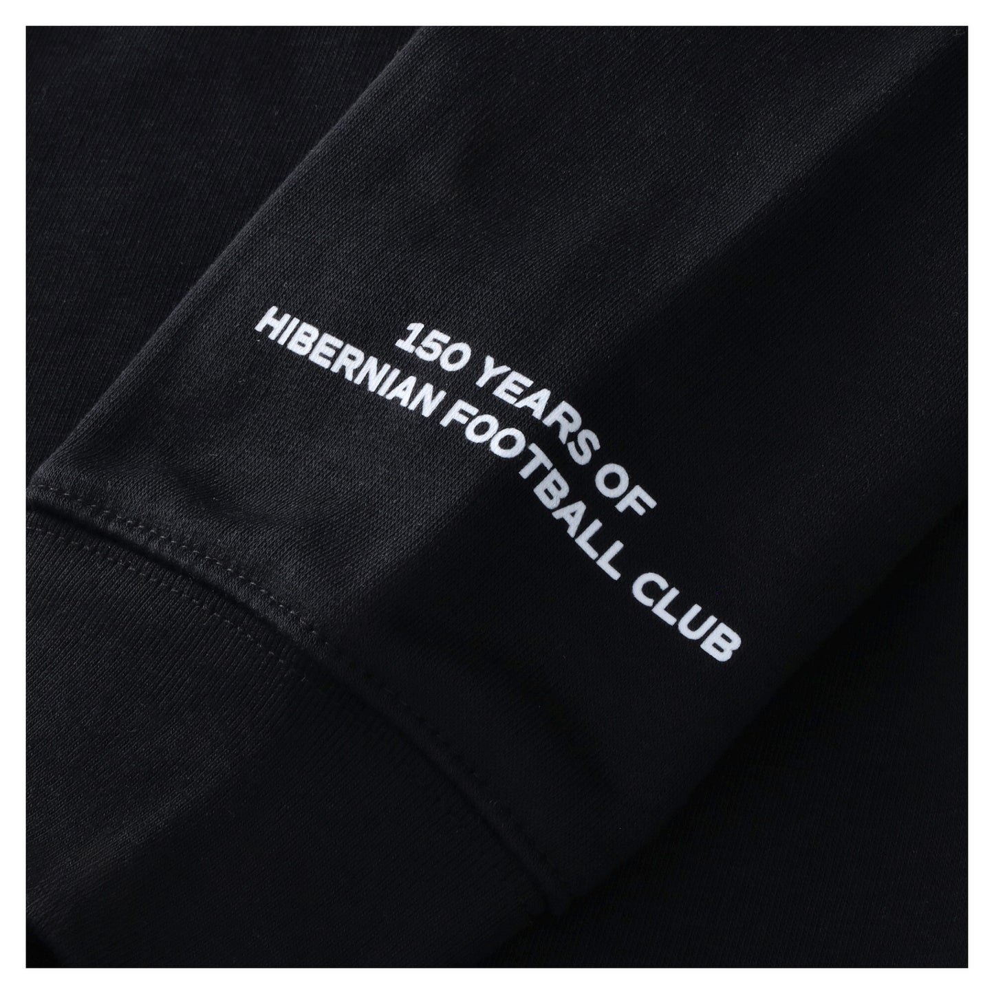 150 Years of Hibernian 1/2 Zip Sweater - Black - Unisex