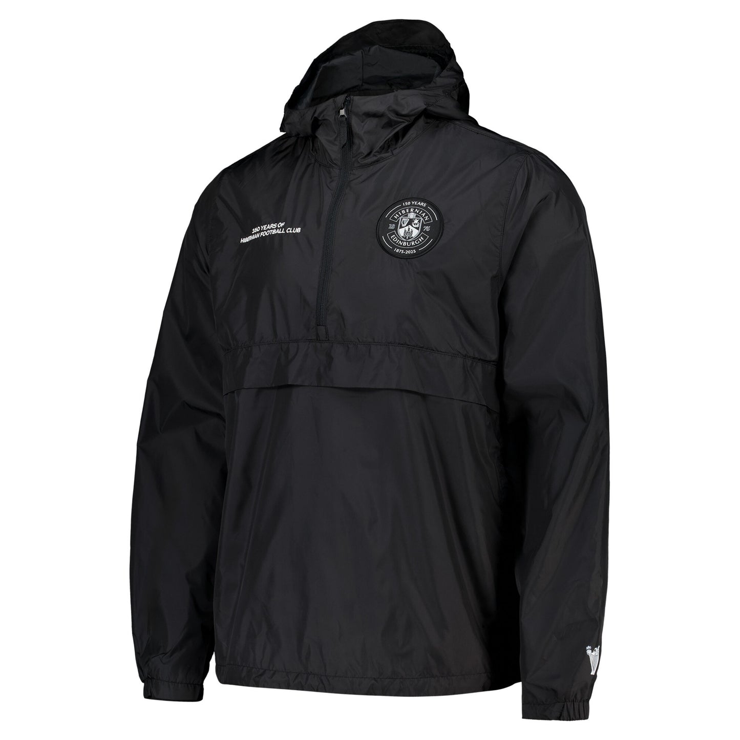 150 Years of Hibernian 1/2 Zip Jacket - Black - Unisex