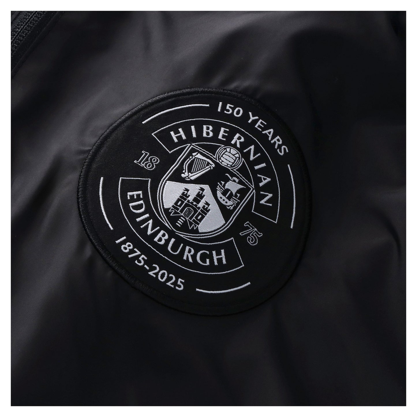150 Years of Hibernian 1/2 Zip Jacket - Black - Unisex