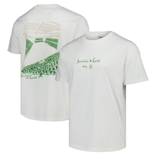 Hibernian x AOF 12th Man T-Shirt - White - Unisex