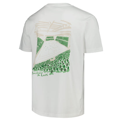 Hibernian x AOF 12th Man T-Shirt - White - Unisex